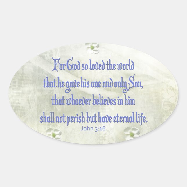 Sticker Ovale John 316 Dogwood (Devant)