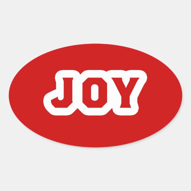 Sticker Ovale Joie (Devant)
