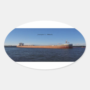 Sticker Ovale Joseph L. Collier de blocage