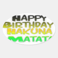 Joyeux anniversaire Hakuna Matata eco Inspirationa