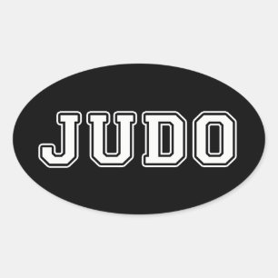 Sticker Ovale Judo
