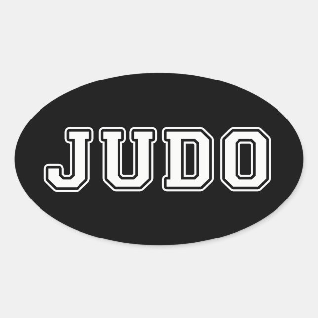 Sticker Ovale Judo (Devant)