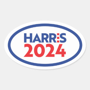 Sticker Ovale Kamala Harris 2024
