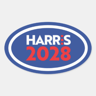 Sticker Ovale Kamala Harris 2028