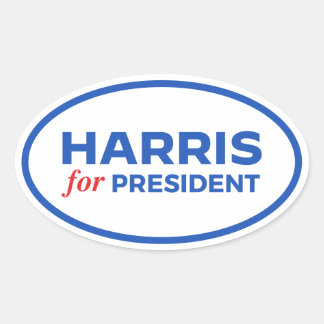 Sticker Ovale Kamala Harris pour le président