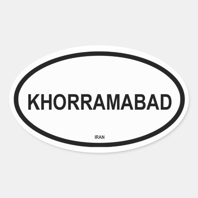 STICKER OVALE KHORRAMABAD (Devant)