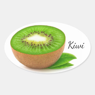 Sticker Ovale Kiwi