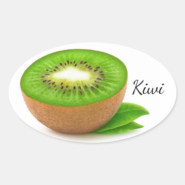 Sticker Ovale Kiwi (Devant)