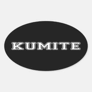 Sticker Ovale Kumite