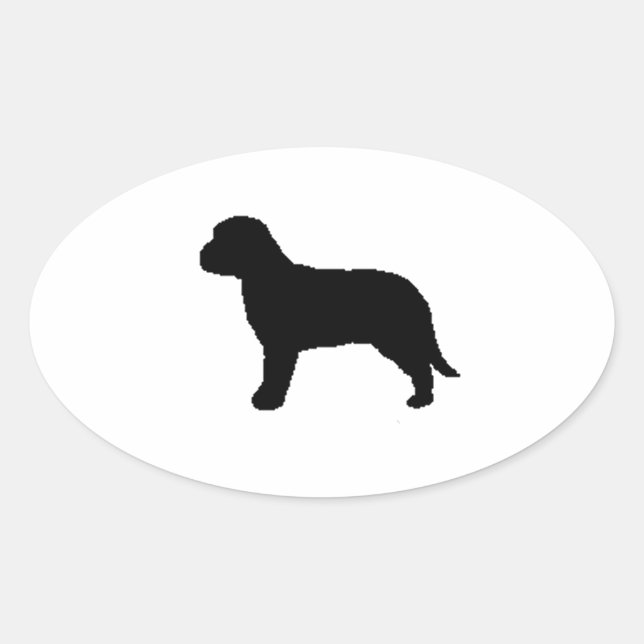 Sticker Ovale lagotto (Devant)