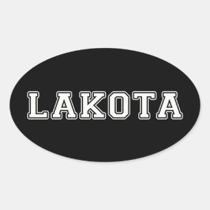 Sticker Ovale Lakota