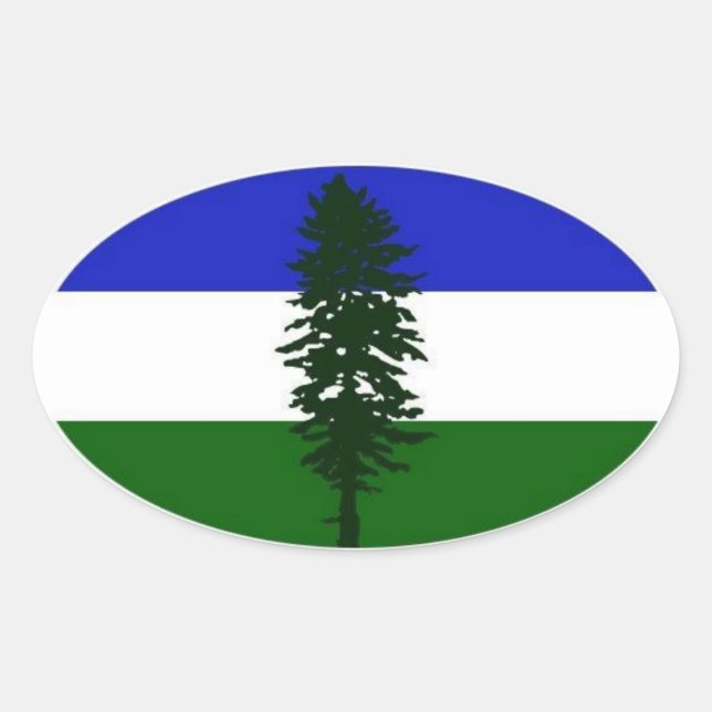 Sticker Ovale L'autocollant Doug (Devant)