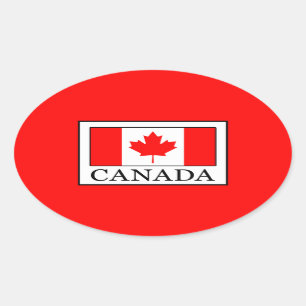 Sticker Ovale Le Canada