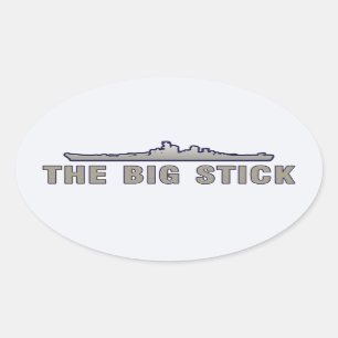 Sticker Ovale Le grand bâton