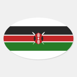 STICKER OVALE LE KENYA