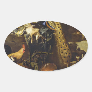 Sticker Ovale Le Larder Par Antonio Maria Vassallo