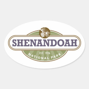 Sticker Ovale Le Parc national de Shenandoah