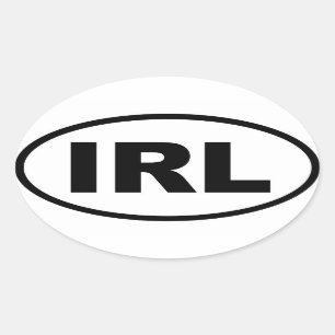 Sticker Ovale L'Irlande - IRL - Européen