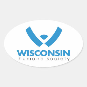 Sticker Ovale Logo 2015 humanitaire de société du Wisconsin