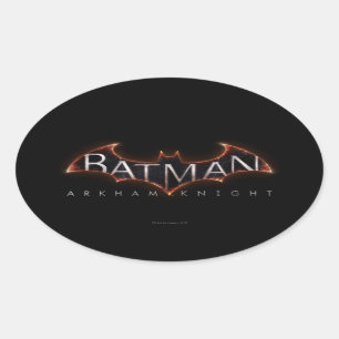 Sticker Ovale Logo Batman Arkham Knight