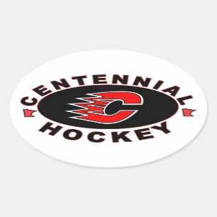 Sticker Ovale Logo centennal d'hockey