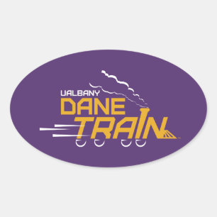 Sticker Ovale Logo du train UAlbany Dane