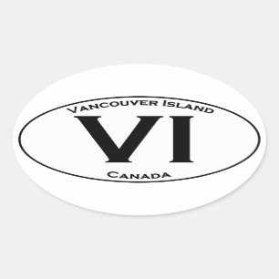Sticker Ovale Logo ovale VI (île de Vancouver)