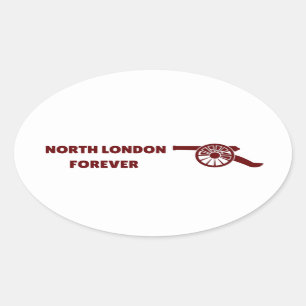 Sticker Ovale Londres du Nord
