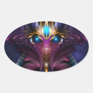 Sticker Ovale L'Orkolon Starfield