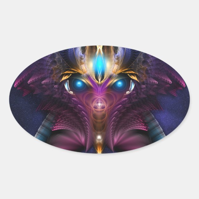 Sticker Ovale L'Orkolon Starfield (Devant)