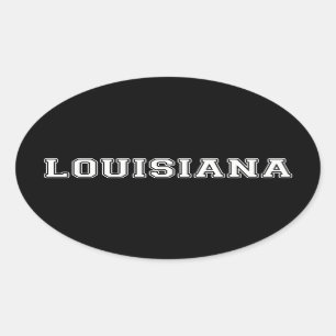 Sticker Ovale Louisiane