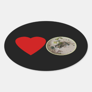 Sticker Ovale Love Thai Green Curry ... Thaïlande