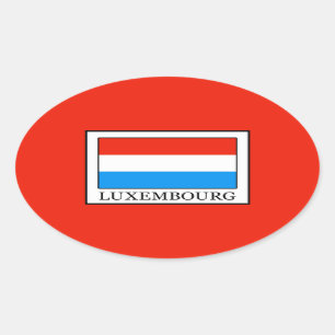 Sticker Ovale Luxembourg