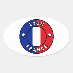 Sticker Ovale Lyon France