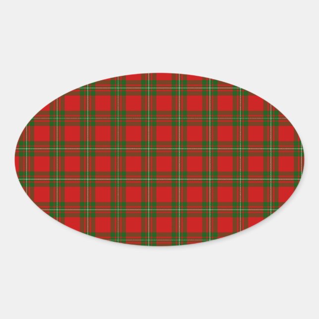 Sticker Ovale MacGregor Tartan (Devant)
