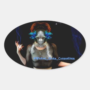 Sticker Ovale Magique