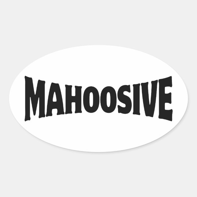 STICKER OVALE MAHOOSIQUE (Devant)