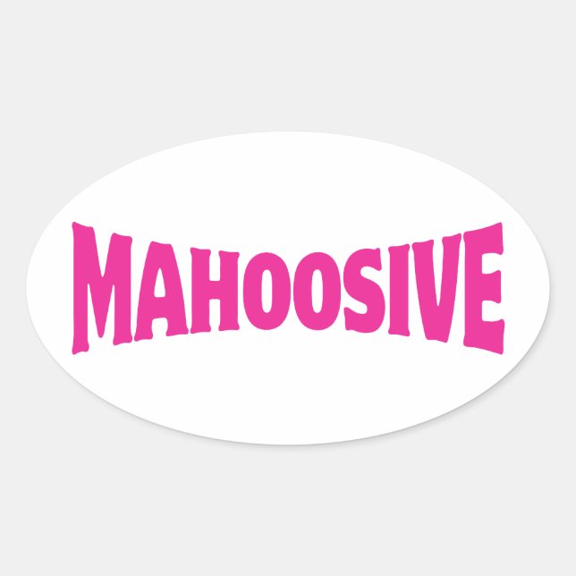 STICKER OVALE MAHOOSIQUE (Devant)