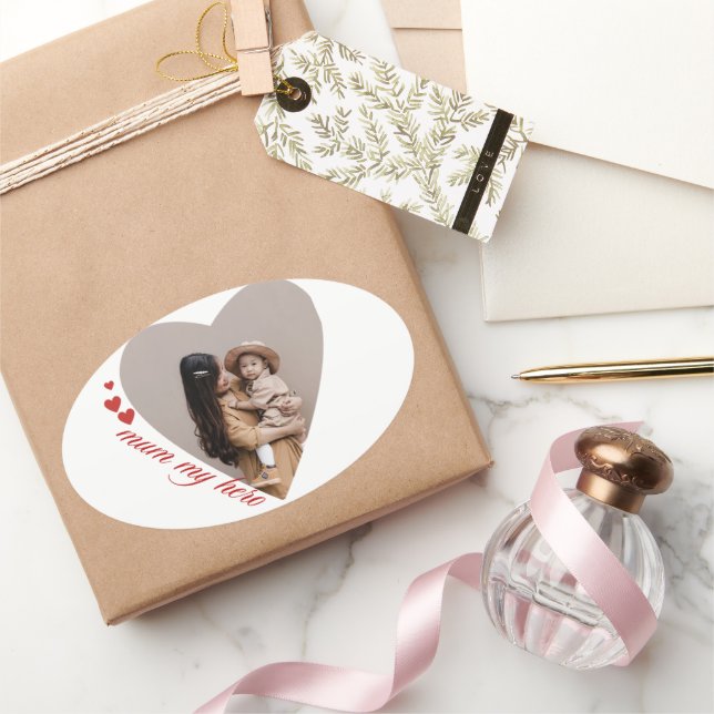 Sticker Ovale maman numéro 1 pour moi (Cadeaux)