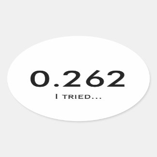 Sticker Ovale Marathon 0,262