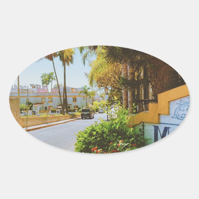 Sticker Ovale Marbella (Devant)