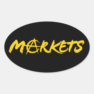 Sticker Ovale Marchés