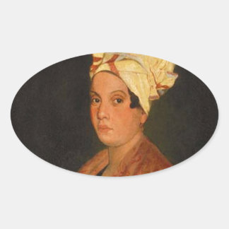 Sticker Ovale Marie Laveau : La reine Voodoo