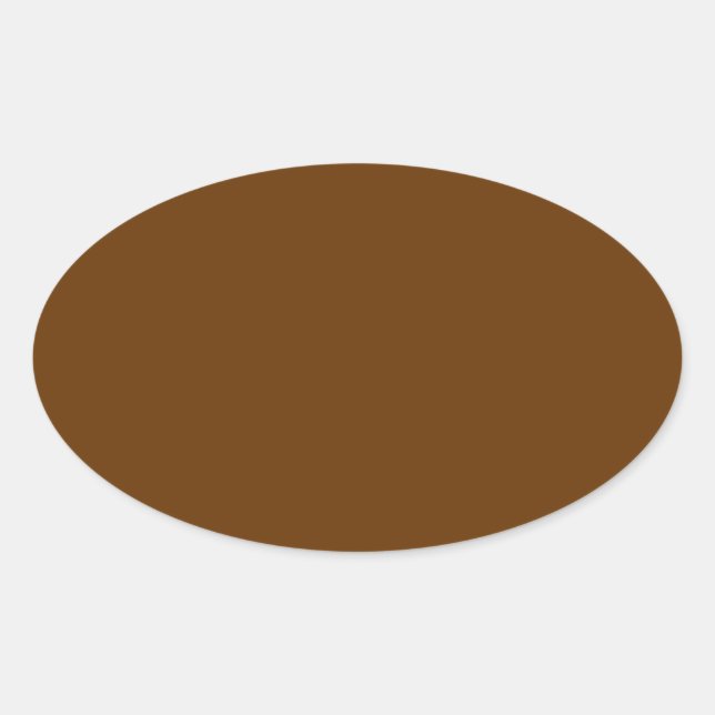 Sticker Ovale Marron 663300 (Devant)