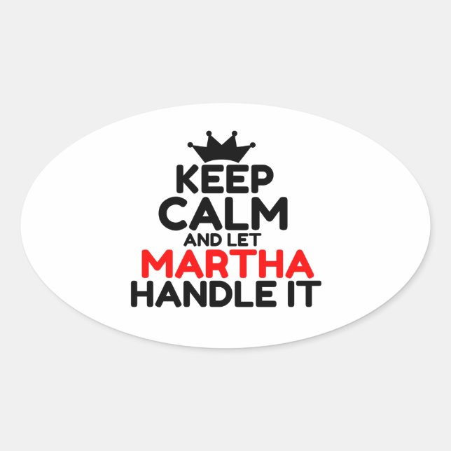 STICKER OVALE MARTHA (Devant)