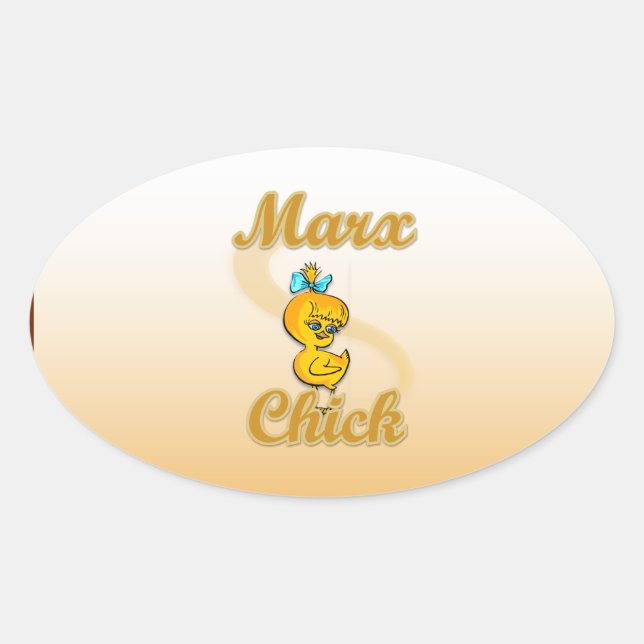 Sticker Ovale Marx Chick (Devant)