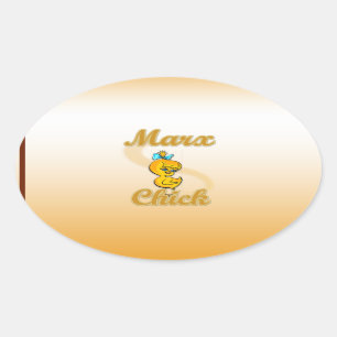 Sticker Ovale Marx Chick