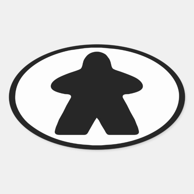 Sticker Ovale Meeple (Devant)