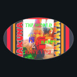 Sticker Ovale Merry Christmas The world around me is happy to ha<br><div class="desc">Merry Christmas The world around me is happy to have you. Create your own world where everything is a blessing. Family friends, work place, hospitals, sports, schools and every inch of the world is what really needs to be appreciated and that is what i am glad of the world. Le...</div>