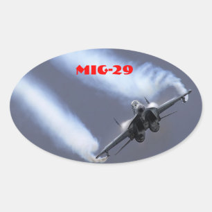 STICKER OVALE MIG-29
